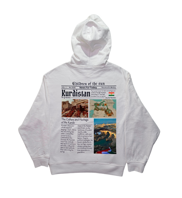 Kurdistan – Newspaper Themed Hoodie - Image 6