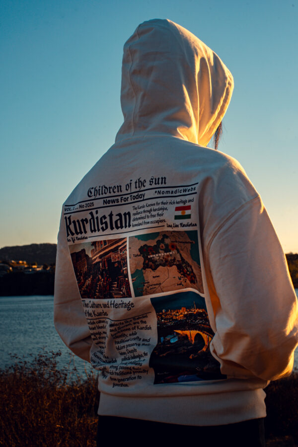 Kurdistan – Newspaper Themed Hoodie - Image 3